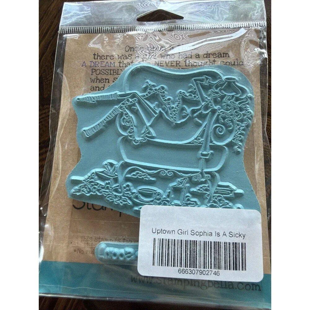 Stamping Bella Uptown Girl Sofia the sicky get well stampingbella better rubber